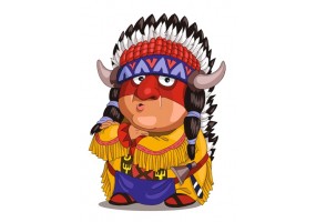 Sticker Indien