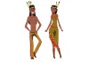 Sticker couple d'Indien