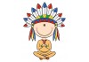 Sticker petit Indien