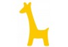 Sticker Girafe silhouette jaune