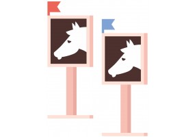 Sticker drapeau hippodrome