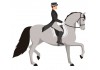 Sticker Cheval gris cavalier