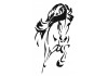 Sticker Cheval au galop deco