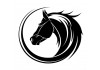 Sticker Chevaux en cercle