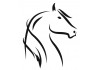 Sticker Cheval belle sihlouette