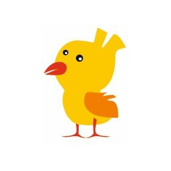 Sticker enfant Poussin