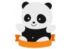 Sticker petit Panda