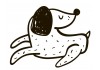 Sticker Chien dalmatien