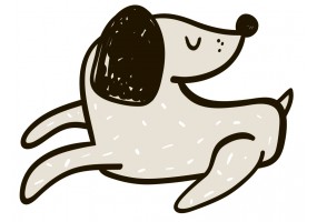 Sticker Chien