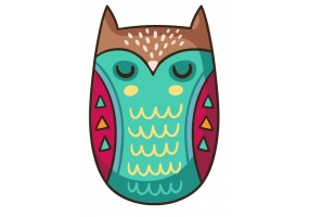 Sticker deco chambre Hibou