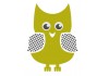 Sticker Hibou sur arbre