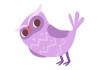 Sticker petit Hibou mural