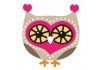 Sticker Hibou hypnotise