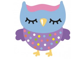 Sticker mural Hibou chouette