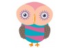 Sticker Hibou a peur