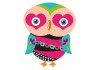 Sticker Hibou yeux coeur