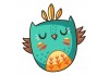 Sticker Hibou sympa