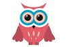 Autocollants muraux Hibou chambre bebe