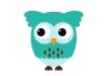 Sticker muraux Hibou gros yeux