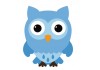 Sticker Hibou mignon