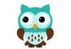 Sticker Hibou deco chambre