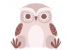 Sticker Hibou assis