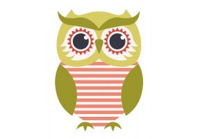 Sticker Hibou marin