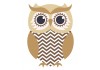 Sticker Hibou graphique