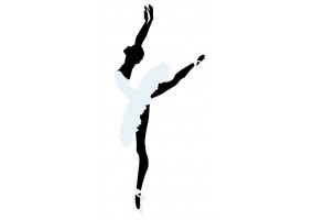 Sticker mural Danseuse Etoiles