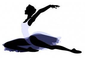 Sticker Danseuse vole