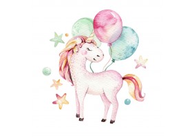 Sticker magnifique cheval  pas cher