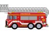 Sticker camion echelle pompier