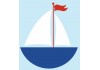 Sticker Marin Bateau plaisance