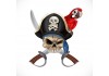 Sticker tete mort pirate deco