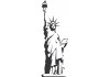 Sticker mural New York