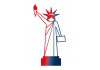 Stickers muraux statue liberte