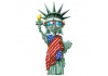 Autocollant mural statue liberte