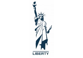 Sticker statue liberte