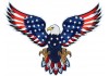 Autocollant aigle royal USA
