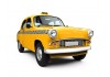 Autocollant taxi jaune