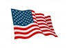 Sticker drapeau americain