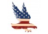 Sticker aigle Royal USA