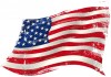 Autocollant drapeau amerique