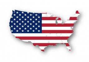 Autocollant etats unis