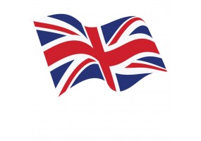 Sticker Drapeau UK flottant