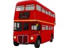 Sticker Bus London version enfant