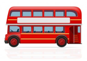 Autocollant Bus de London