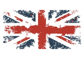 Sticker Drapeau London vintage