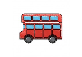Sticker Bus London porte