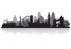 Stickers horizon skyline de London